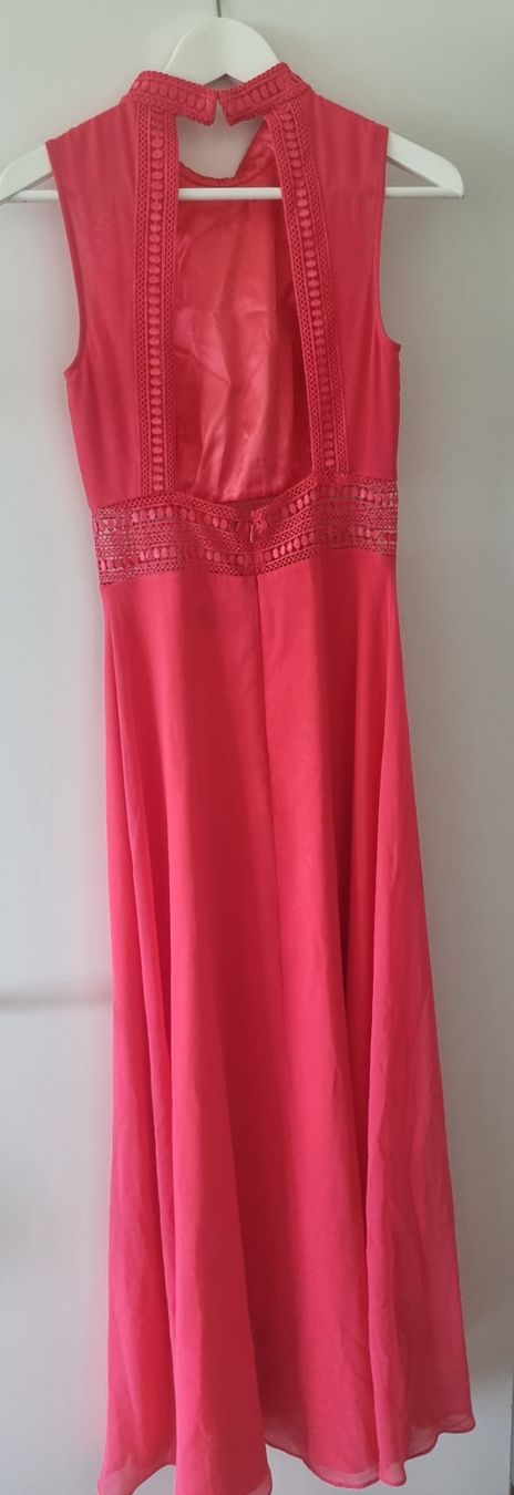 Vestiti: Wunderschönes, langes, korallfarbenes Sommerkleid, Gr. S – Nuovo (secondo la descrizione) da spiez venduto da ram014 1