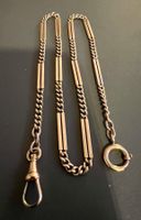 Taschenuhr-Kette 9K Gold; Panzer und Stäbchen
