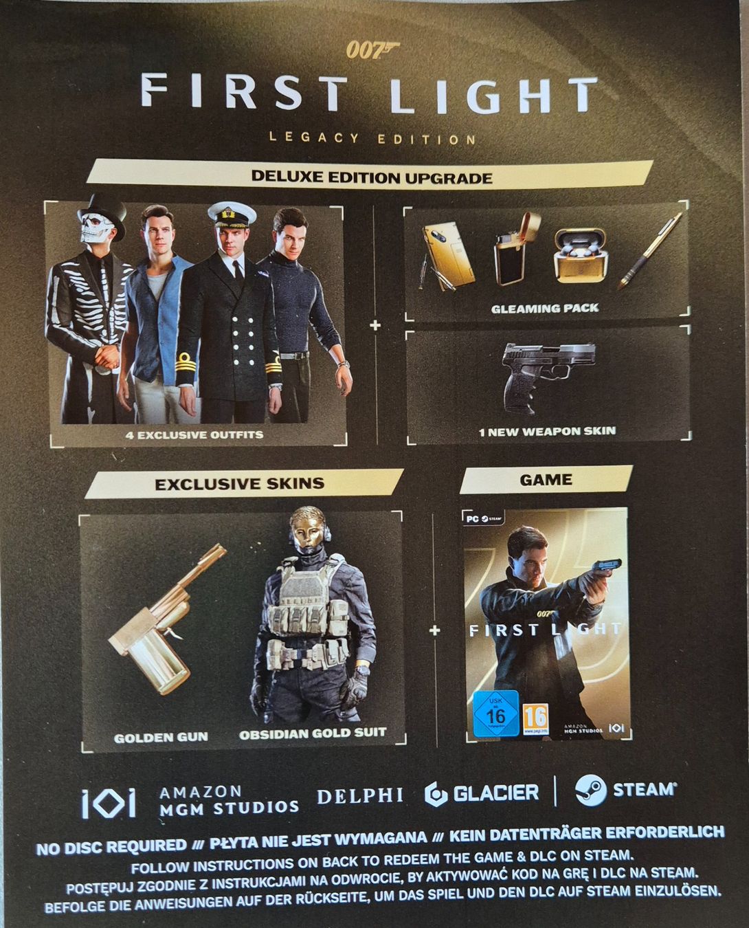 Spiele: 007 first Light Deluxe Edition+ – Neu und originalverpackt aus Aarburg von Lars_73