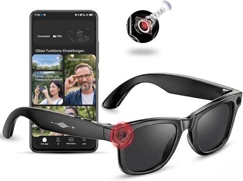 Occhiali & Lenti: Glasses KI Bluetooth ChatGPT-Sprachassis UV-Schutz WLAN – Nuovo e nell'imballaggio originale da Hundwil venduto da tec_mm27 1