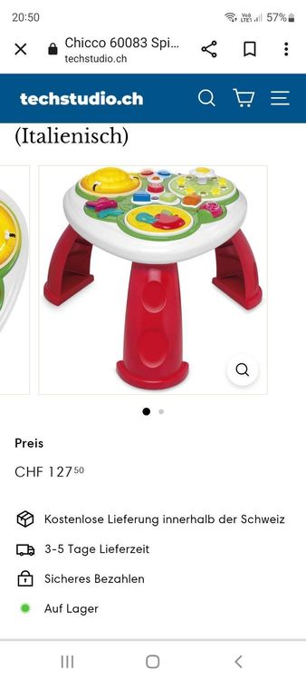 Chicco Garten der Wörter Spieltisch, DEUTSCH+Englisch,Musik Kaufen