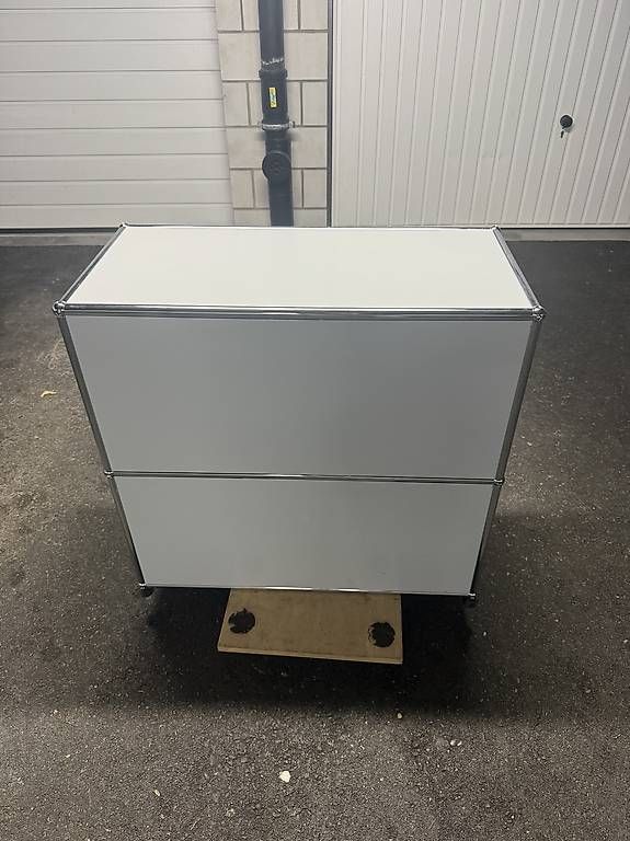 USM Scaffali: USM Haller 1x2 in lichtgrau mit Schublade – Usato da Mörigen venduto da racer100 3
