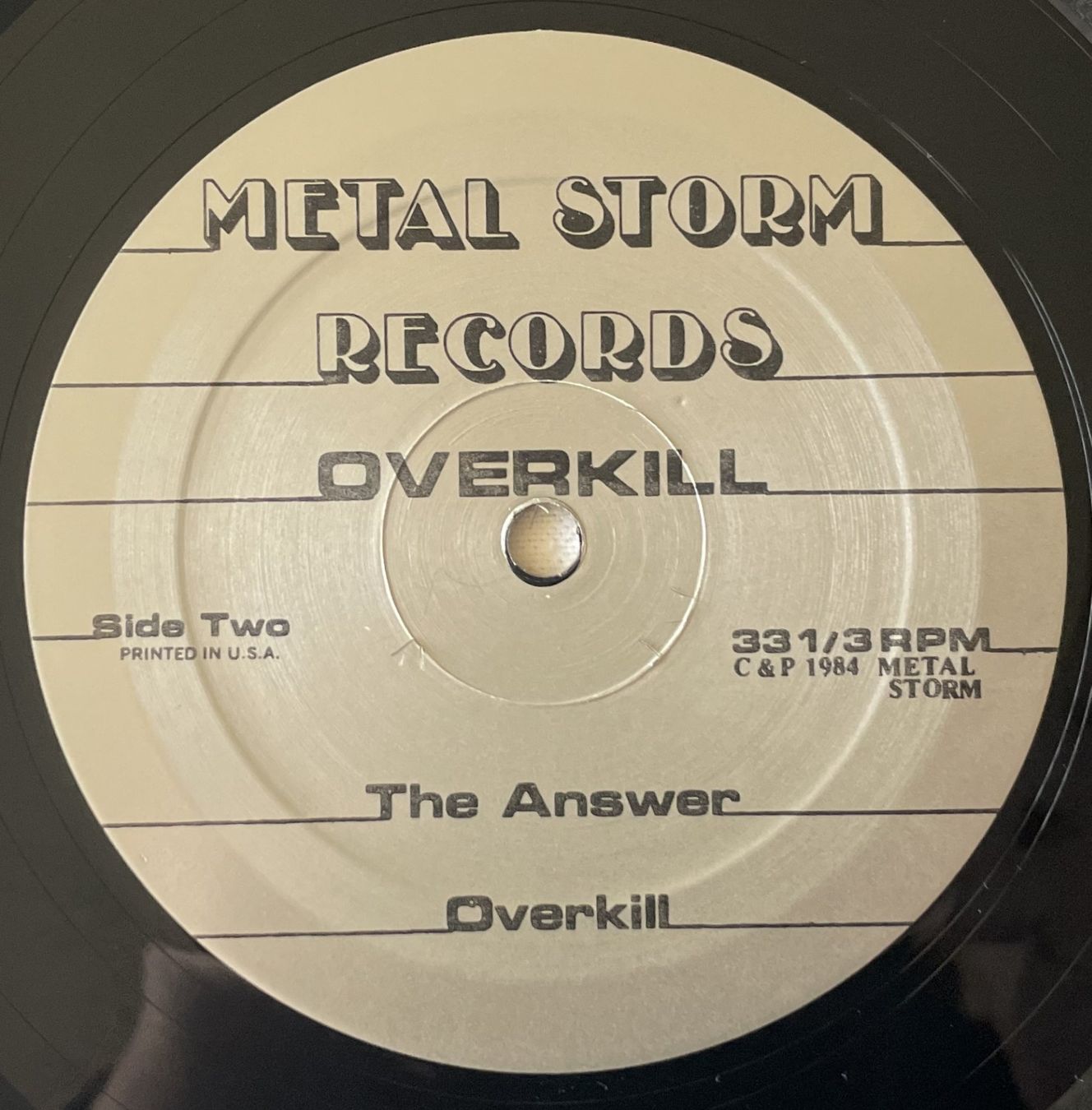 Dischi in vinile: Overkill – Overkill - EP - 1985 - US First Press - Ultra Rar – Usato da Uster venduto da Zardodel 5