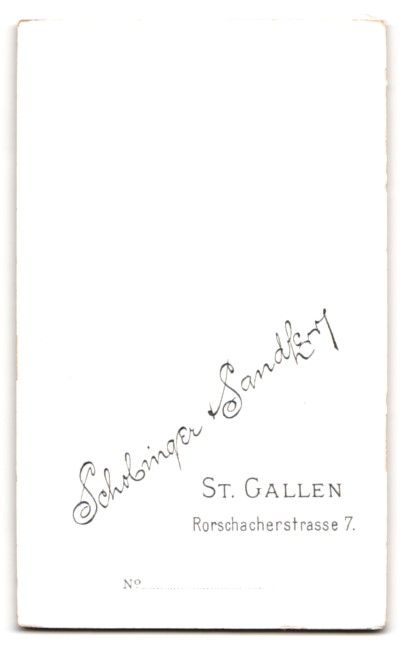 Fotografie & Manifesti: Fotografie Schobinger, Sandherr, St. Gal – Usato da Berlin venduto da bartko-reher 1