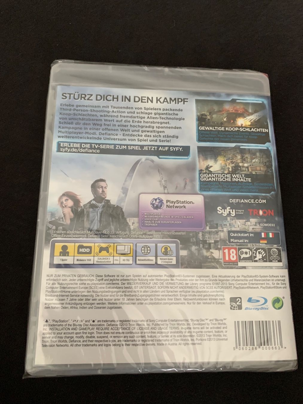 Sony Spiele: PlayStation 3 Defiance versiegelt – Gebraucht aus Giswil von rok_6dtz 1