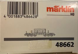Märklin H0 FS Schwerlastwagen 6-achsig mit Marmor Block, neu