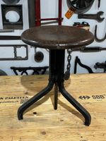 Industrie -, Werkstatt Hocker / Stuhl (Vintage / Garage #4)