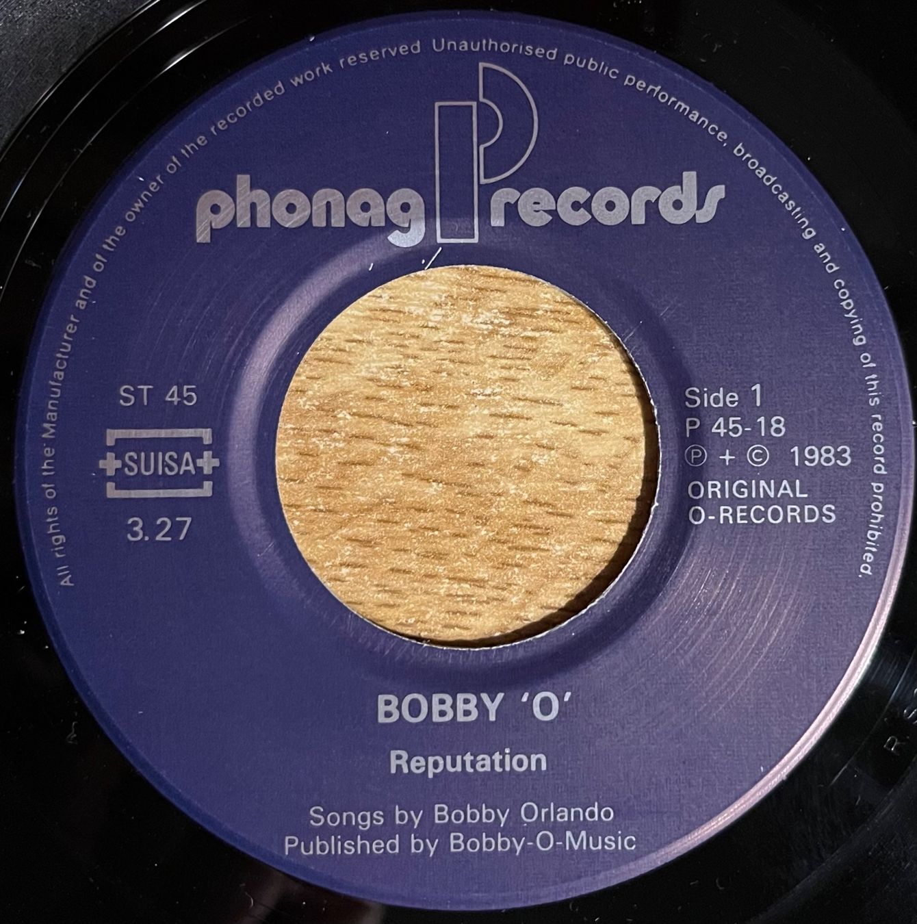 Schallplatten: BOBBY "O" - REPUTATION / ALL GIRLS ARE THE SAME – Gebraucht aus Bussigny von vinyl-pas-cher 2