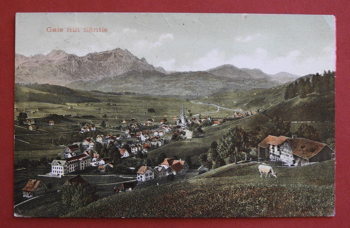 Cartoline postali: Gais mit Säntis – Usato da Rain venduto da 999-800-K