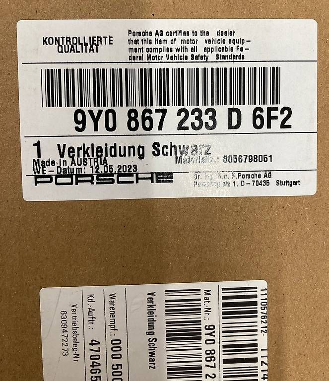 Toutes les pièces auto: PORSCHE CAYENNE VERKLEIDUNG A-SÄULE LINKS – D'occasion à Sirnach par fantasticprice 1