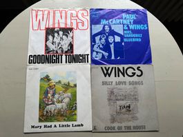 PAUL MCCARTNEY WINGS BEATLES rare Single Frankreich Kult