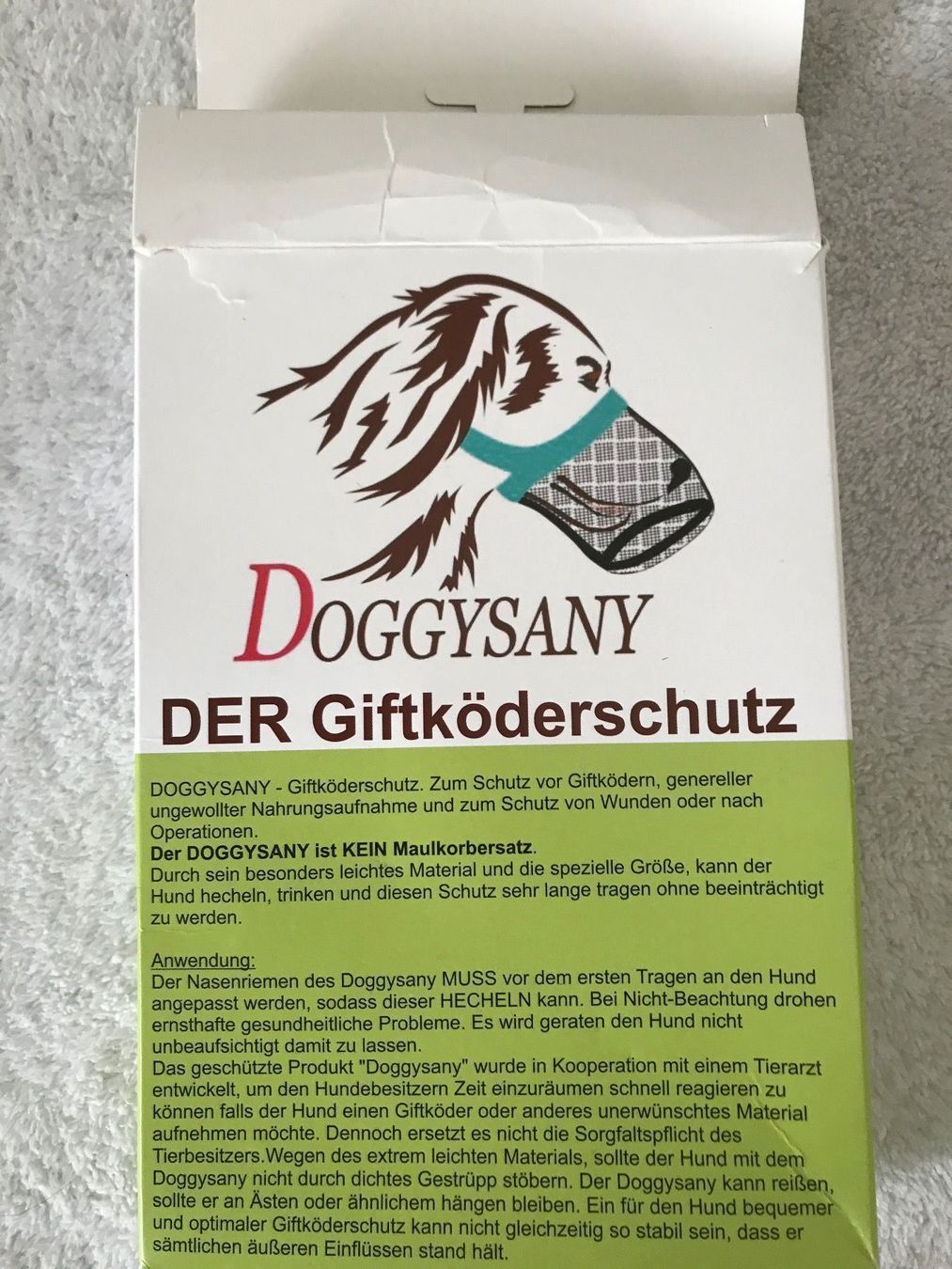 Abbigliamento: Hunde Maulnetz – Nuovo e nell'imballaggio originale da Arlesheim venduto da leyRum4.5 1