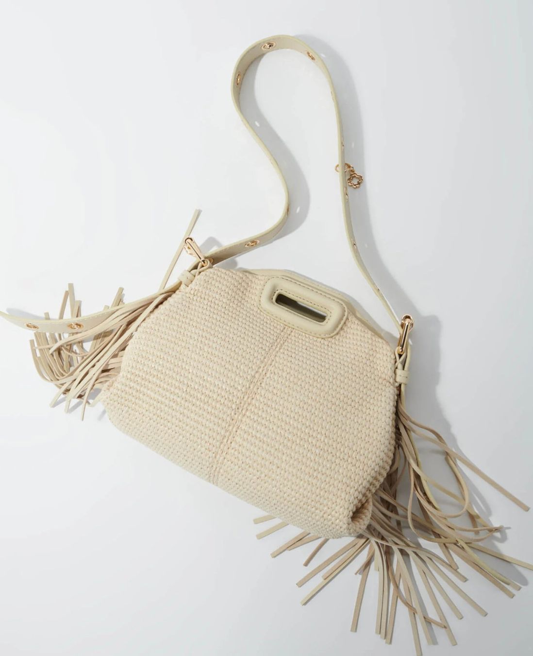 Maje Sacs femmes: Maje Miss M Mini Bag Raffia – D'occasion à Arosa par MissGipsy