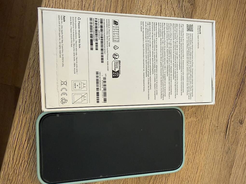 Telefoni cellulari / Smartphones: Iphone 16 teal 128gb – Usato da Menzingen venduto da Priganica 1