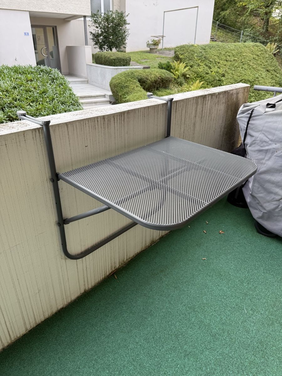 Tavoli: Balkontisch klappbar Metall anthrazit – Usato da Winterthur venduto da SvenSascha