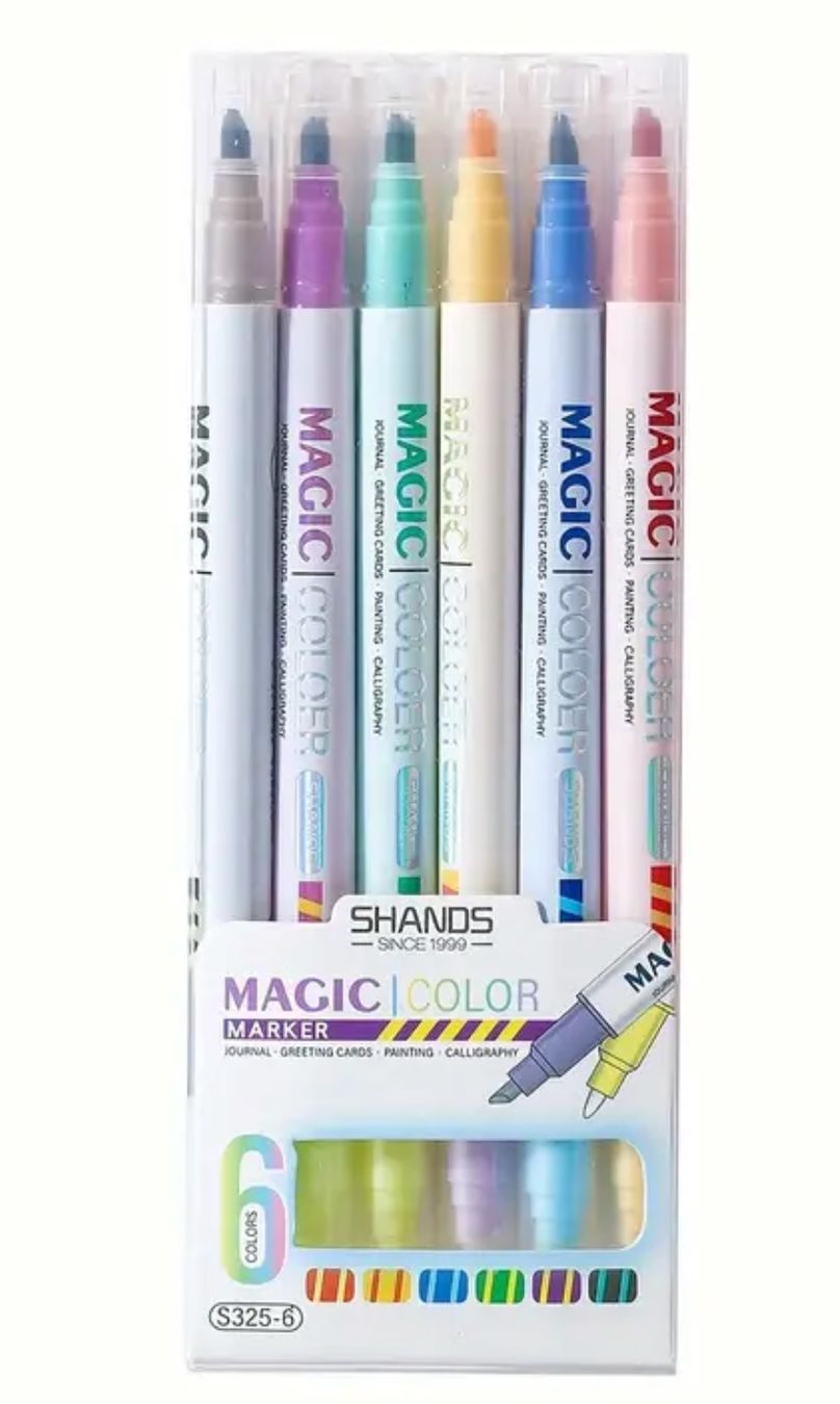 Stifte & Marker: 6 x Magische Stifte Farbwechsel - Stifte – Neu und originalverpackt aus Frenkendorf von jazzplatten 1