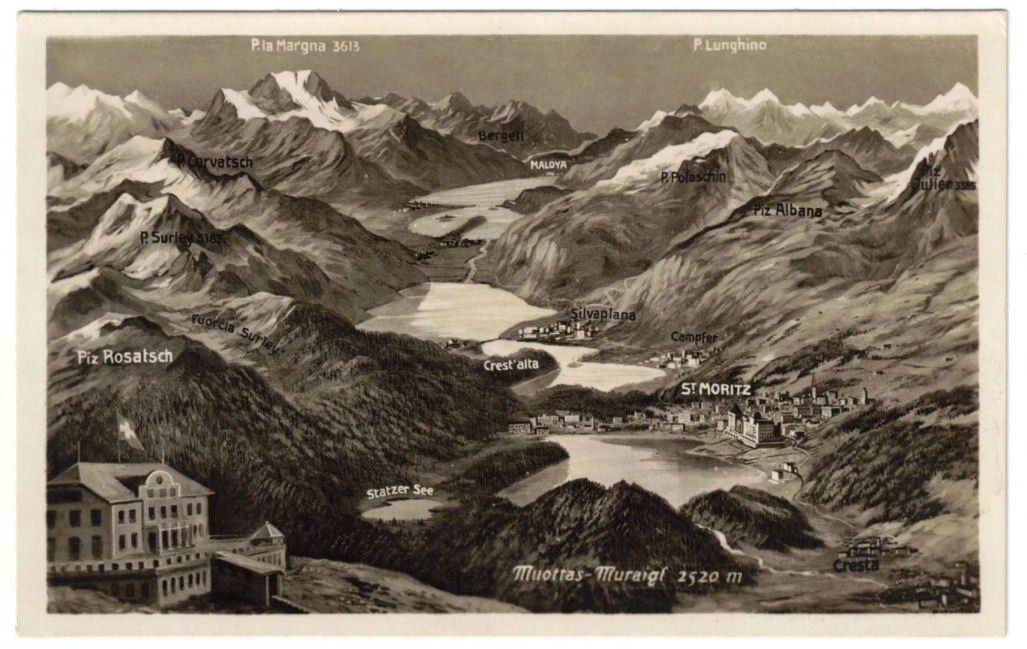Cartes postales: St. Moritz - Standseilbahn Muottas Muragl – D'occasion à Binningen par Mountainrider