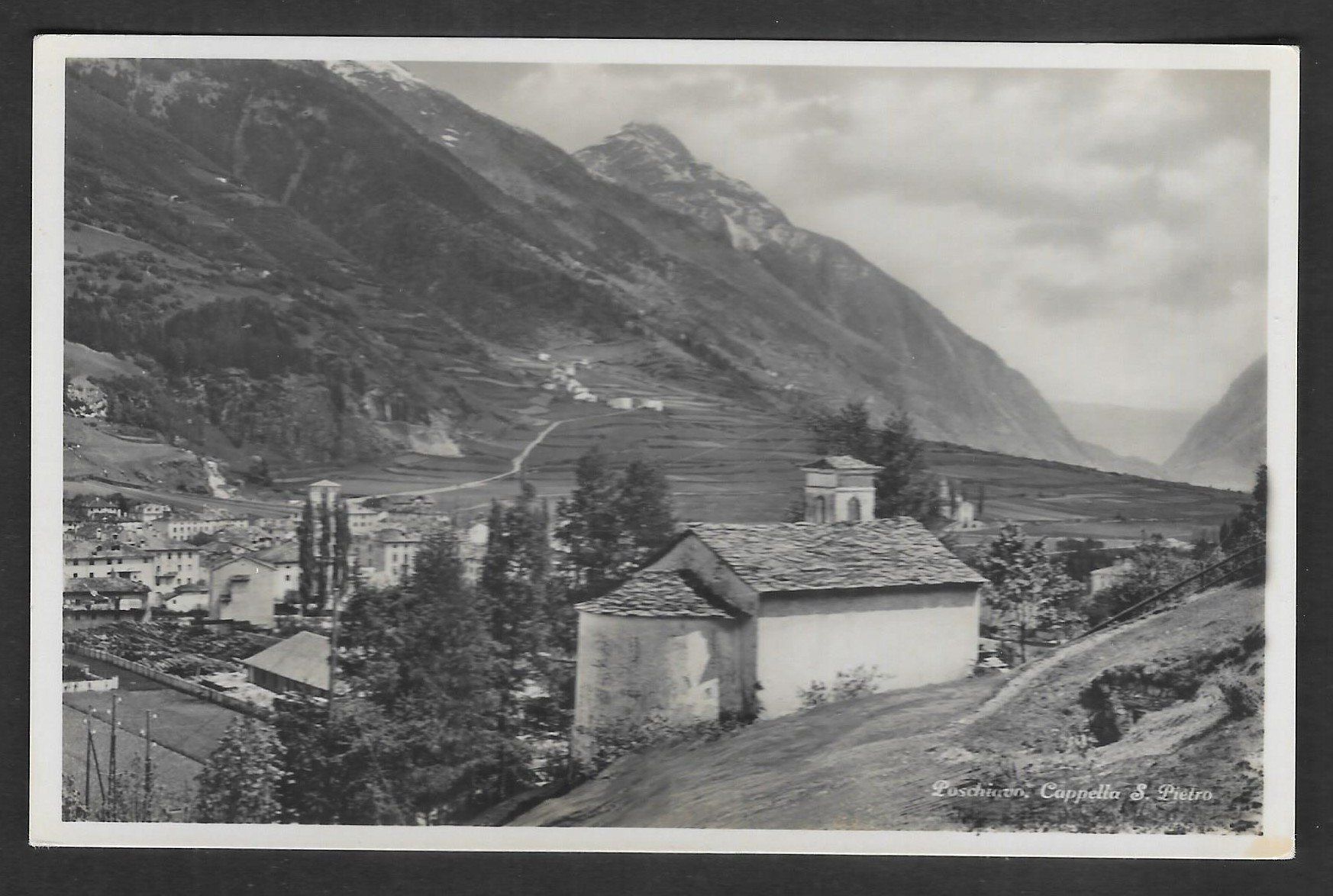 Cartoline postali: Poschiavo Cappella S. Pietro – Usato da Olten venduto da clotaldi