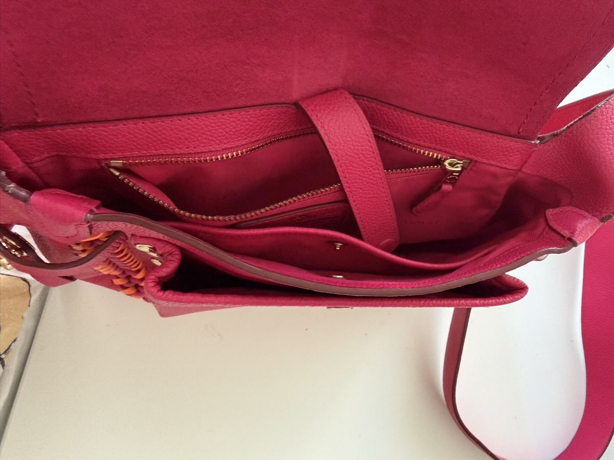 Coach Borse da donna: Coach Ledertasche Pink/Orange – Usato da Winterthur venduto da tat_ky5h 1