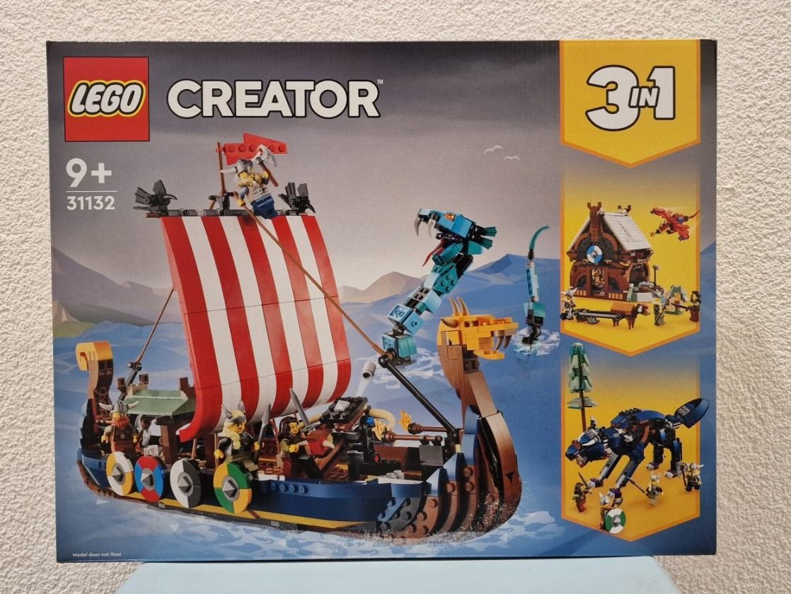 Lego Kit di costruzioni: Lego 31132 Creator Viking Ship – Nuovo e nell'imballaggio originale da Echichens venduto da aegis0129