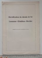 Électrification du chemin de fer Lausanne-Echallens-Bercher