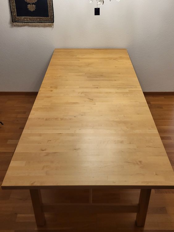 Birke Ikea Esstisch Norden 220266cm Kaufen auf Ricardo