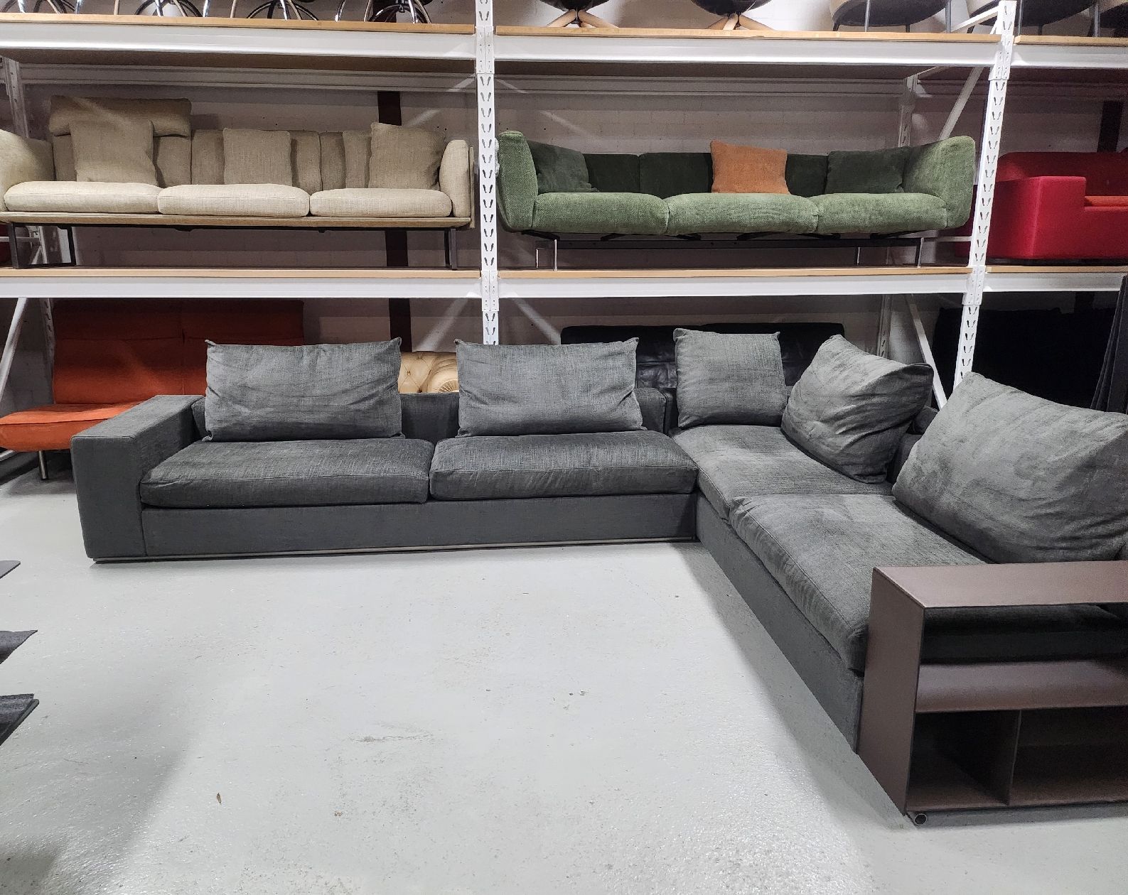 Flexform Sofas: Flexform - Groundpiece Ecksofa by Antonio Citterio – D'occasion à Nijmegen par HermsenDesign