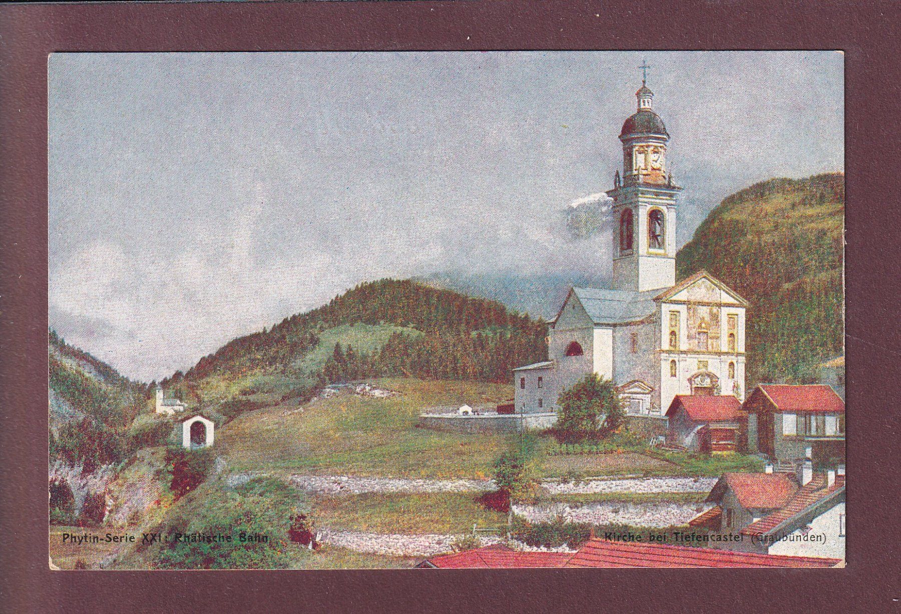 Cartes postales: Kirche bei TIEFENCASTEL – D'occasion à Pully par nicecards