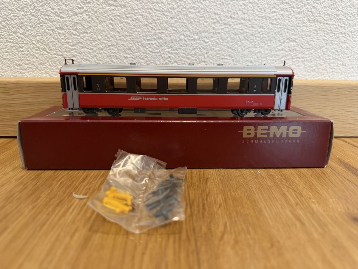 Bemo Modellini di ferrovie: BEMO RhB A 1272 Bernina-Express von BEMO 3281 102 – Usato da Niederbipp venduto da Snooker821