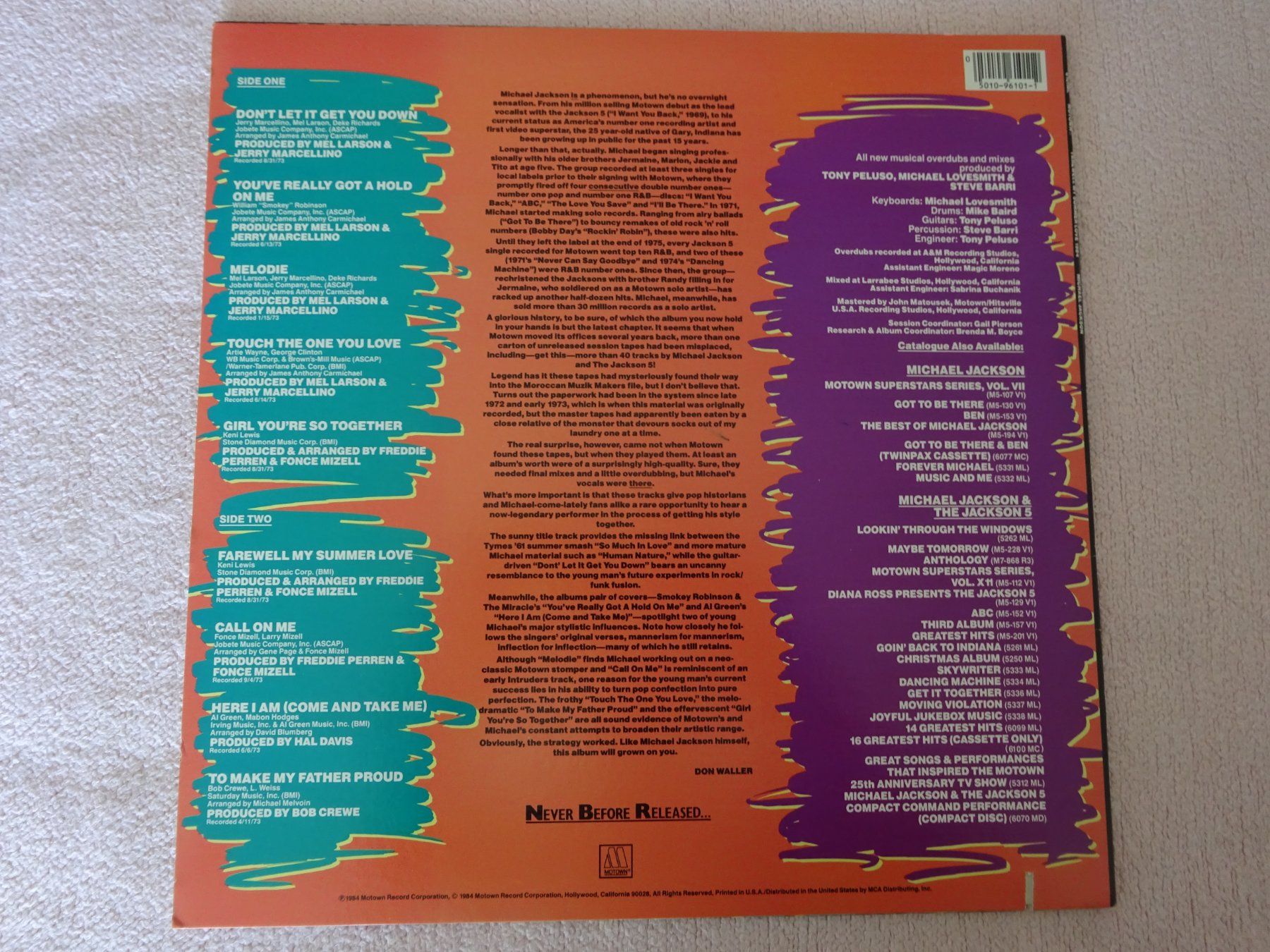 Dischi in vinile: MICHAEL JACKSON ** NEUWERTIG ** INKL. FARB POSTER – Usato da Luzern venduto da xrayspex99 3