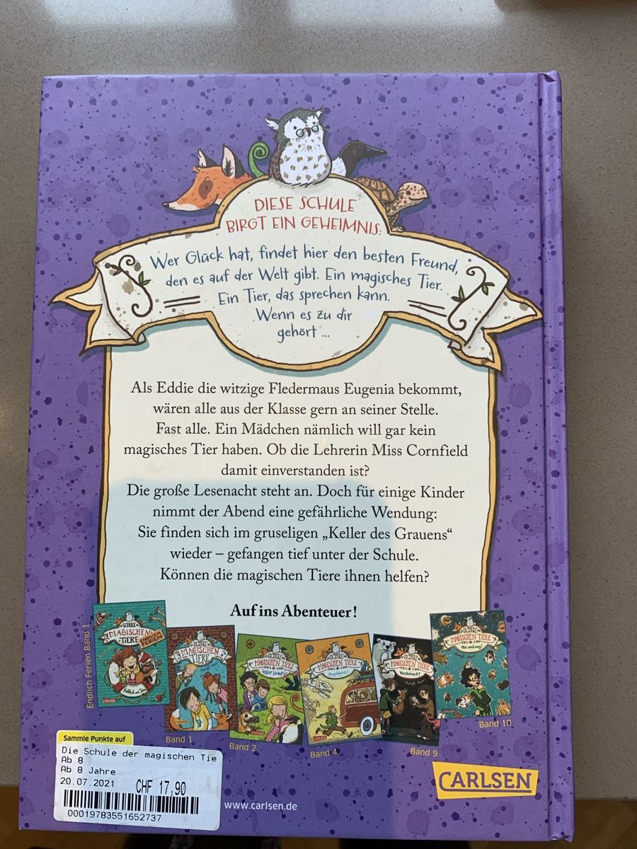 Bücher: Buch Schule der magischen Tiere, Band 3 – Gebraucht aus Zürich von  1
