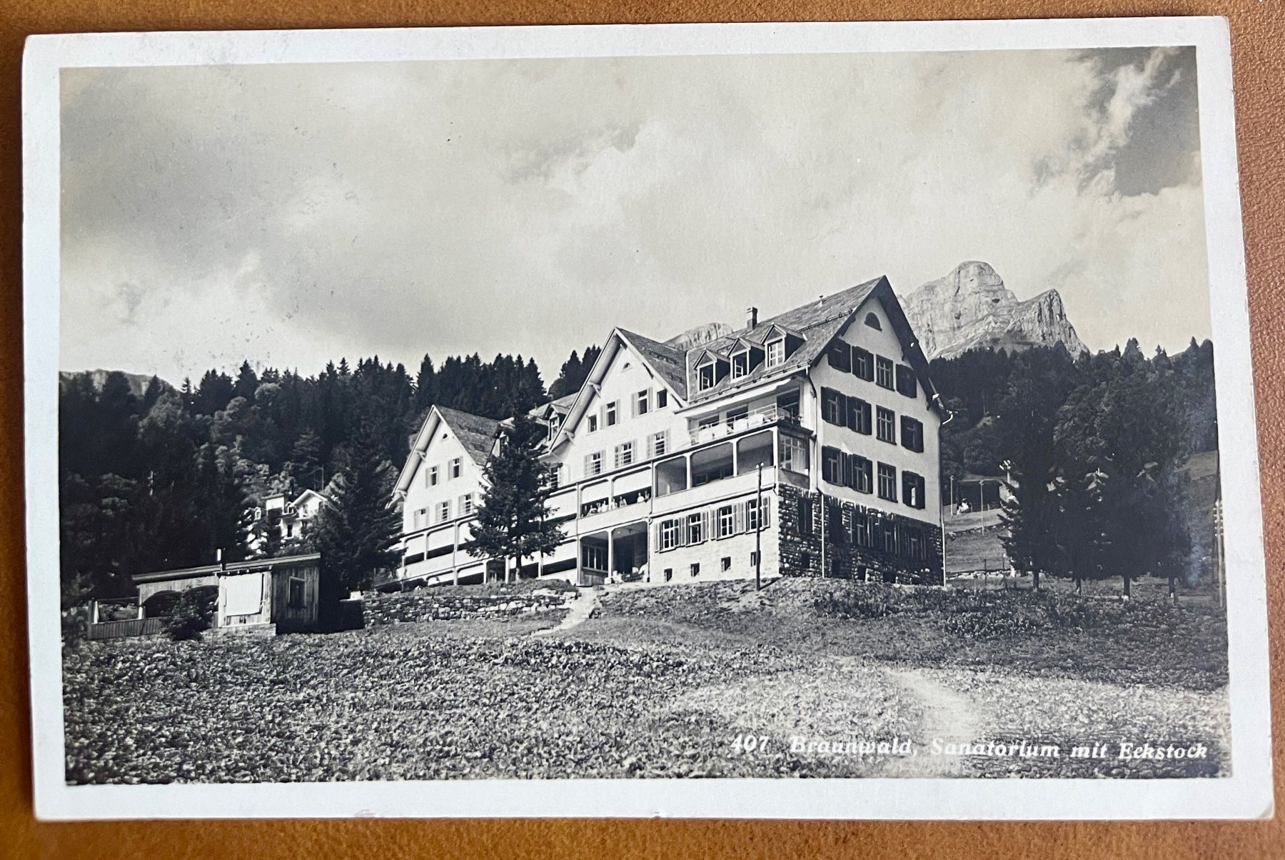 Cartoline postali: AK:  BRAUNWALD - Sanatorium – Usato da Lutry venduto da Ediego