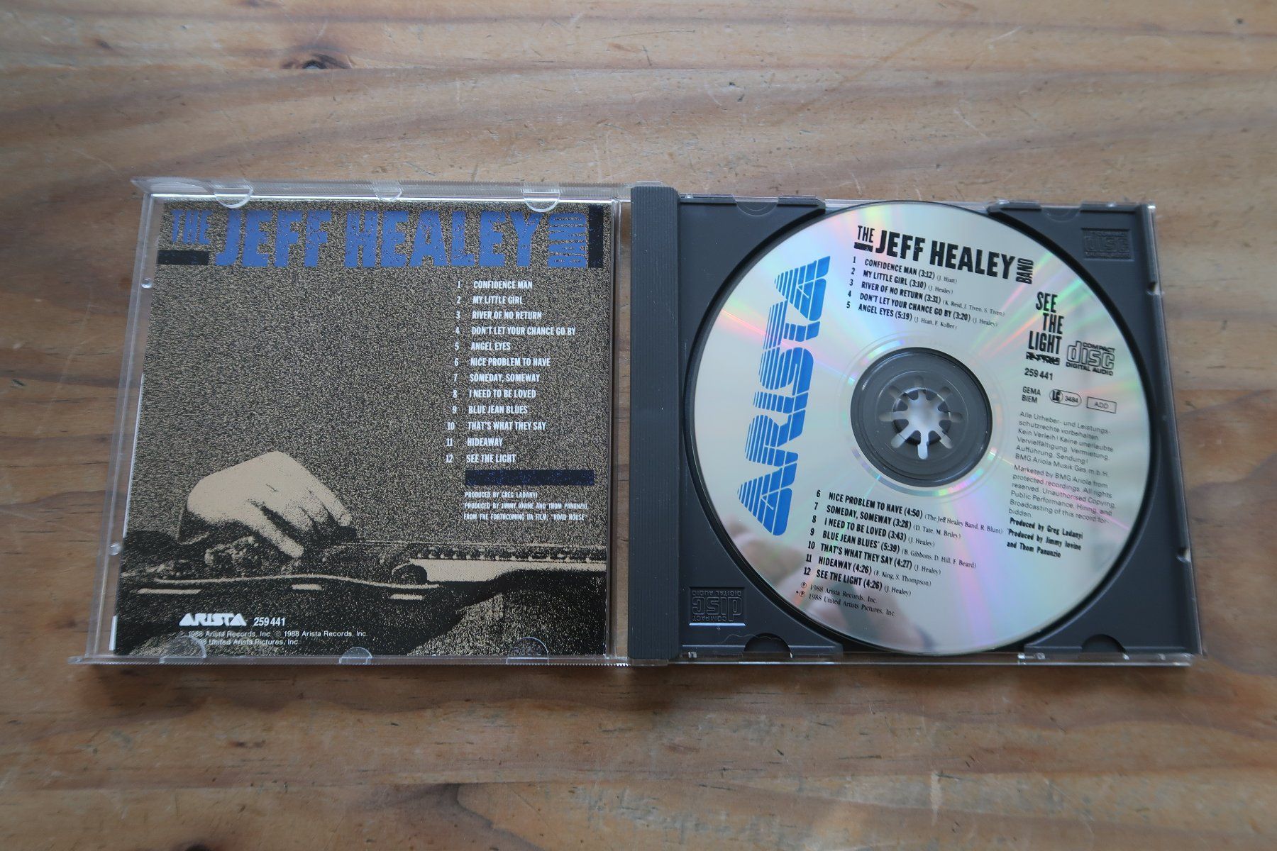 CDs: THE JEFF HEALEY BAND - SEE OF LIGHT - CD – Gebraucht aus Basel von Patiscat 3