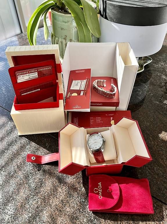 Omega Orologi: Oméga Seamaster Aqua Terra 38.5mm with diamond – Nuovo (secondo la descrizione) da Sion venduto da Jeannine10 3