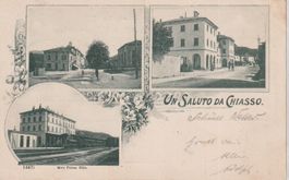 AK - Un Saluto da Chiasso - Stazione 1901, RARA.