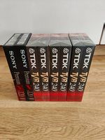 VHS Kassetten neu (TDK / Sony)  Set
