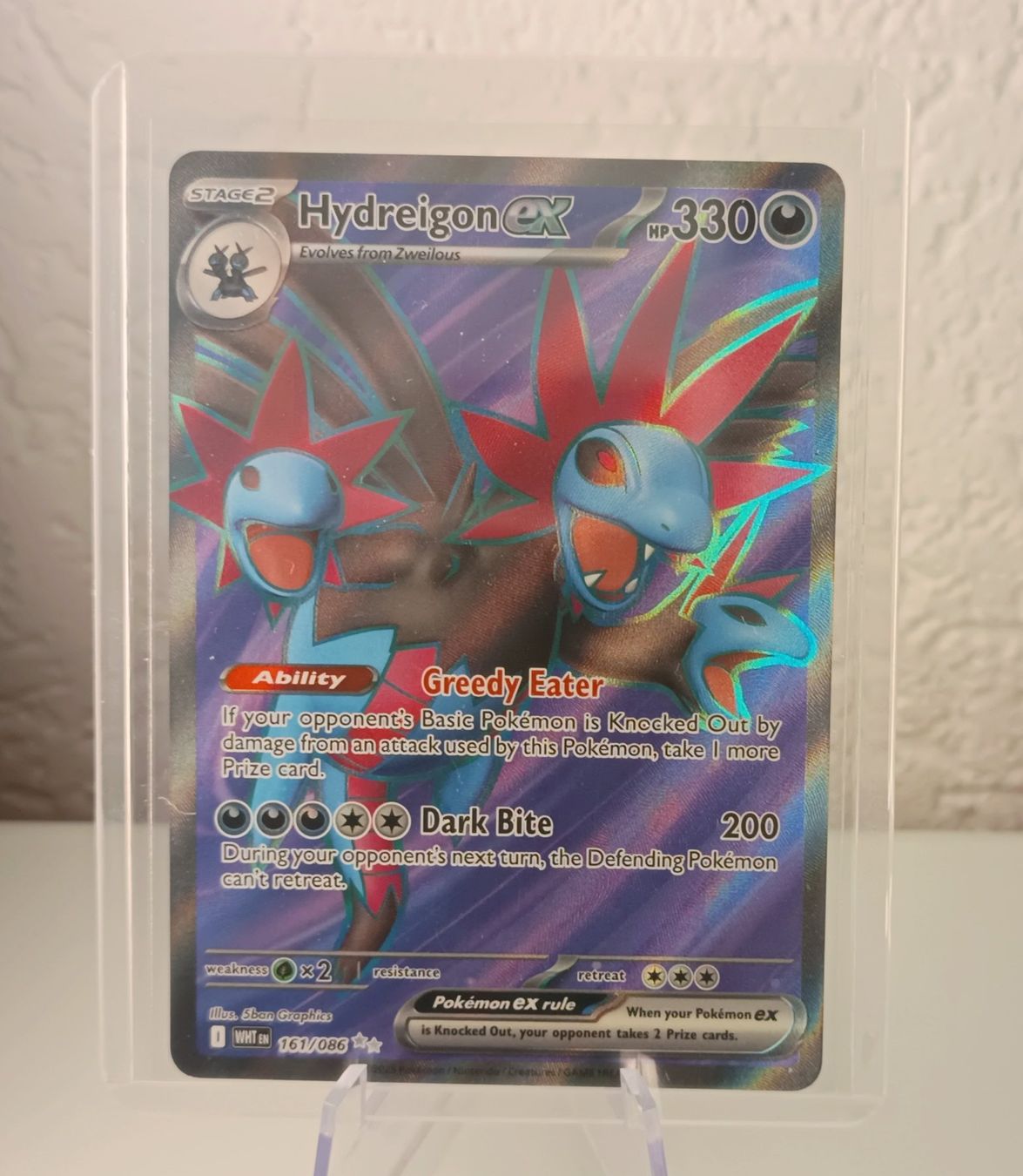 Hydreigon ex 161/086 White Flare Pokemon WHT EN MINT (Neu (gemäss ...