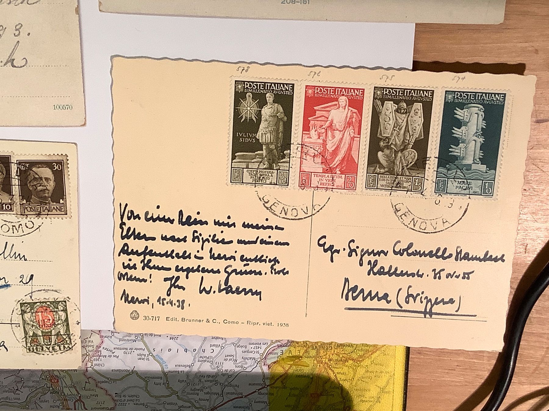 Cartoline postali: 7 alte Postkarten Italien 1909 - 1938 – Usato da St. Gallen venduto da herbrig2 3