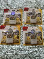 Lot de 4 blisters Pokémon 30e anniversaire avec carte Évoli
