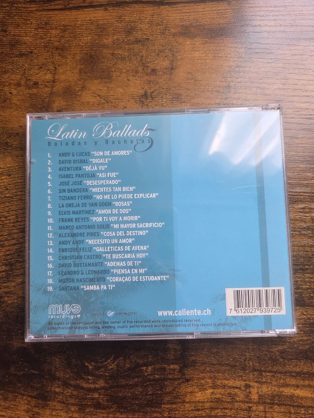 CD: Caliente Latin Ballads 5 CD Used – Usato da Winterthur venduto da Maricels_Boutique 1