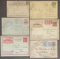BELGIQUE - BELGIË: 7 envois postaux des années 1872 à 1945