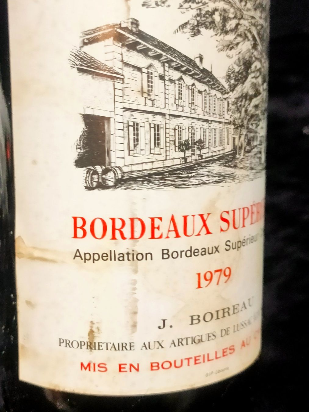 Wein: CHÂTEAU LES GRANDS JAYS 1979 – Neu (gemäss Beschreibung) aus Genève von Leboucheoreilles 3