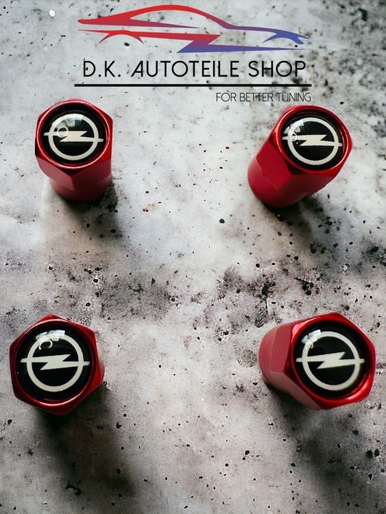 Fiat Tutti pezzi di ricambio auto: Opel Ventilkappe Aluminium 4er-Set Neu – Nuovo e nell'imballaggio originale da Balsthal venduto da D.K.Autoteile6 2