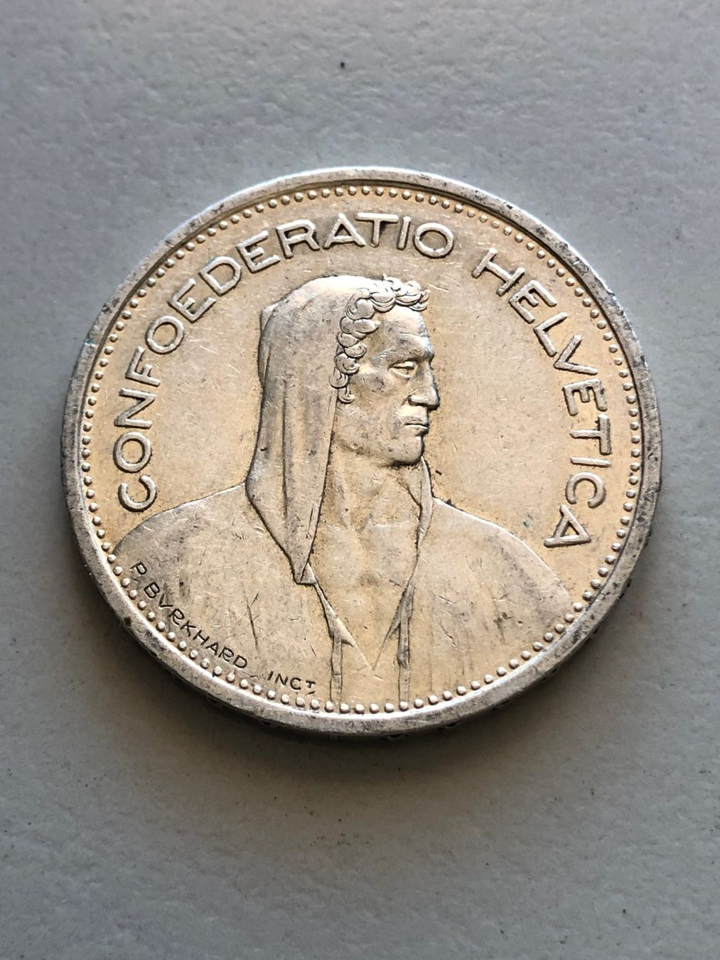 Tutti le monete: 5 Fr. 1951 – Usato da Schötz venduto da Odpa 1