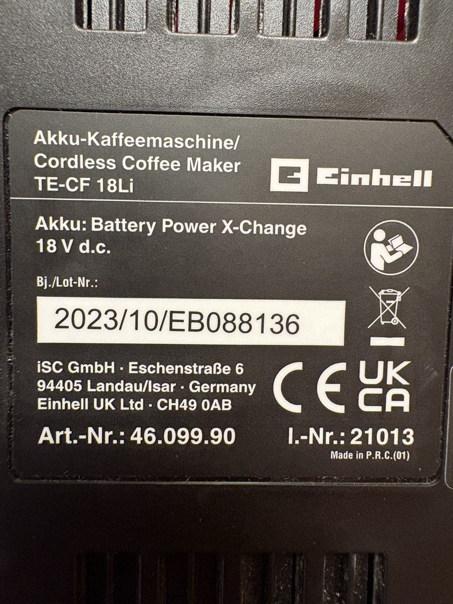 Einhell Macchine per caffè & Macchine per espresso: Einhell Akku-Kaffeemaschine  – Usato da Bern venduto da noa_76z7 7