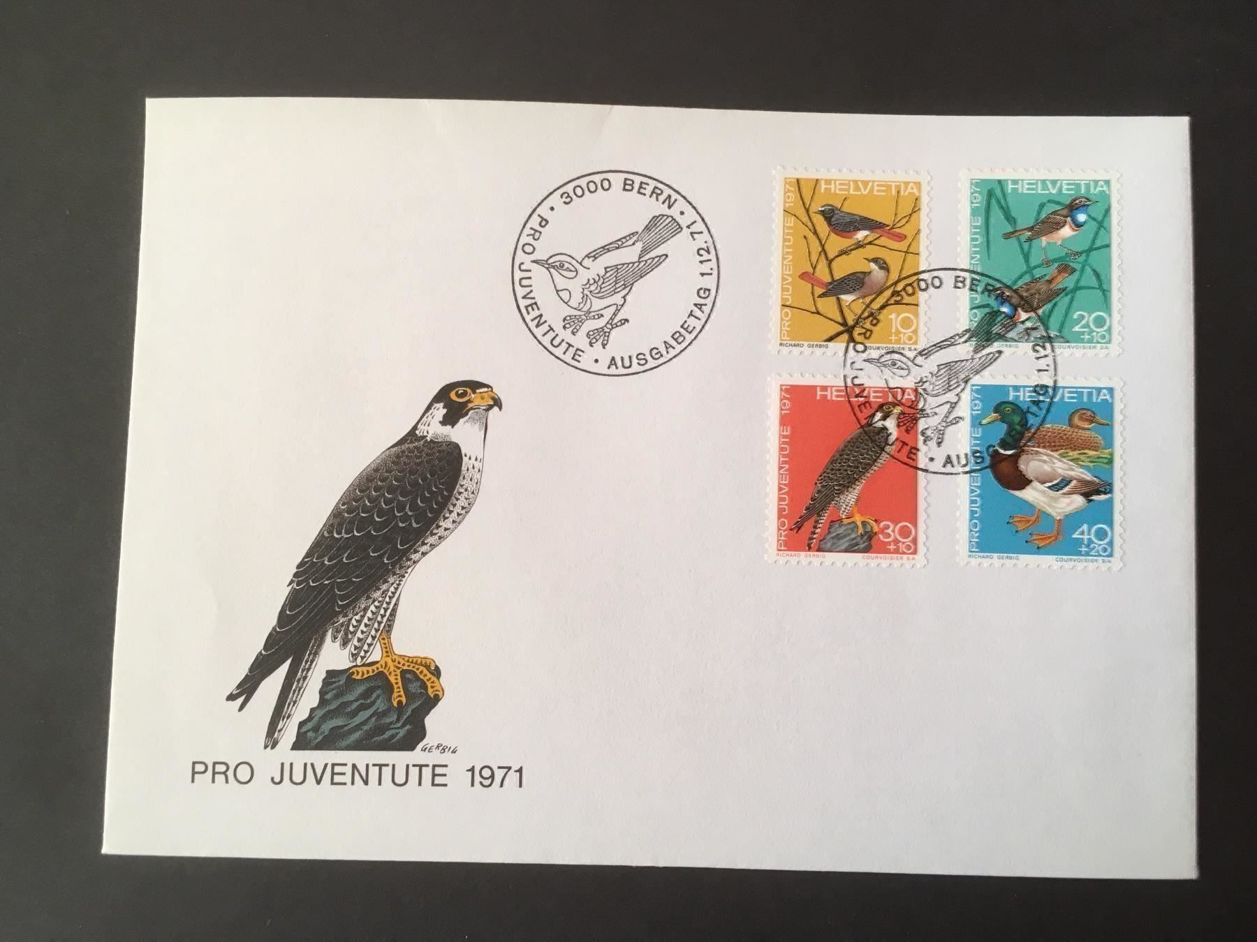 Tutti i francobolli: Pro Juventute Brief 1971 – Usato da Baar venduto da Pulsatilla
