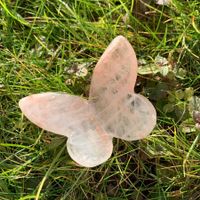 ✲ Hämatit Feuer Quarz Schmetterling ✲ 54g / 65mm Feuerquarz