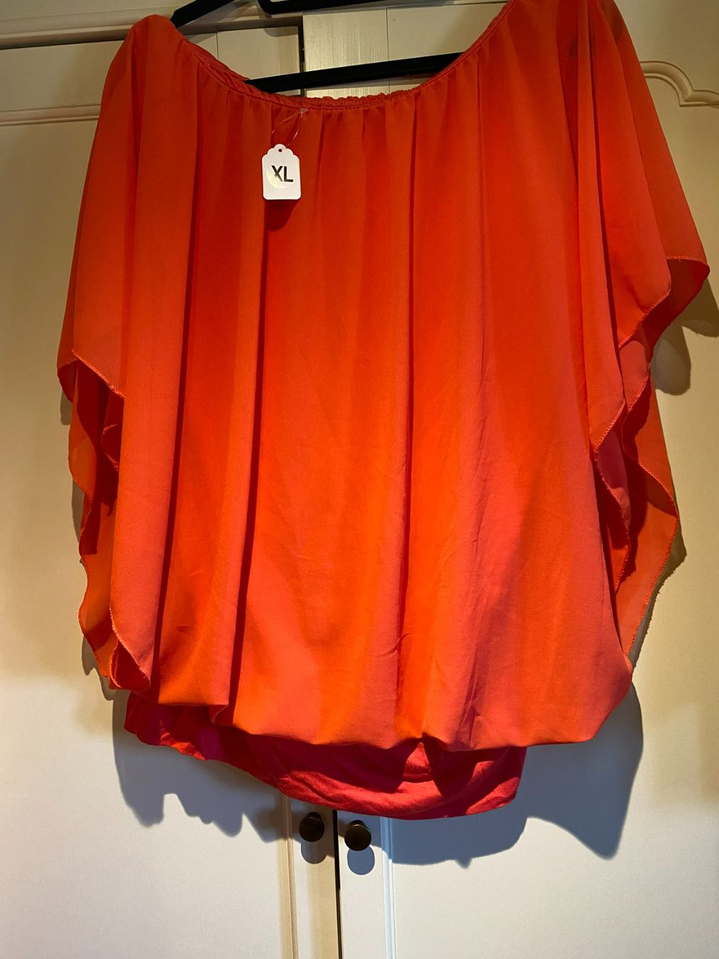 Camicette: BLUSENKLEID-NEON,ROT-ORANGE – Nuovo e nell'imballaggio originale da Meienried venduto da ManuelaBoutique 4