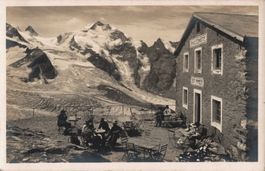 Alte Ansichtskarte Diavolezzahütte, Pontresina, Top!