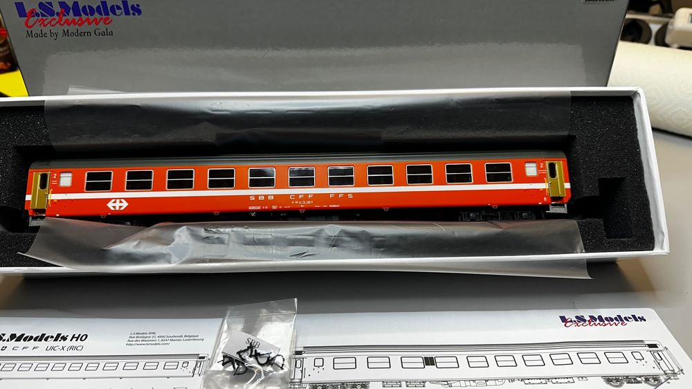 Wagon LS Models 47220 – UIC-X BM C1 Eurofima, SBB CFF, échelle HO, Neuf